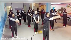 ورزش صبحگاهی متوسطه اول پروین اعتصامی کرج