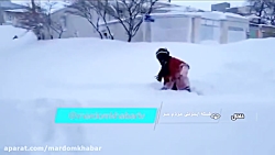 خلخال پس از بارش بی‌سابقه برف