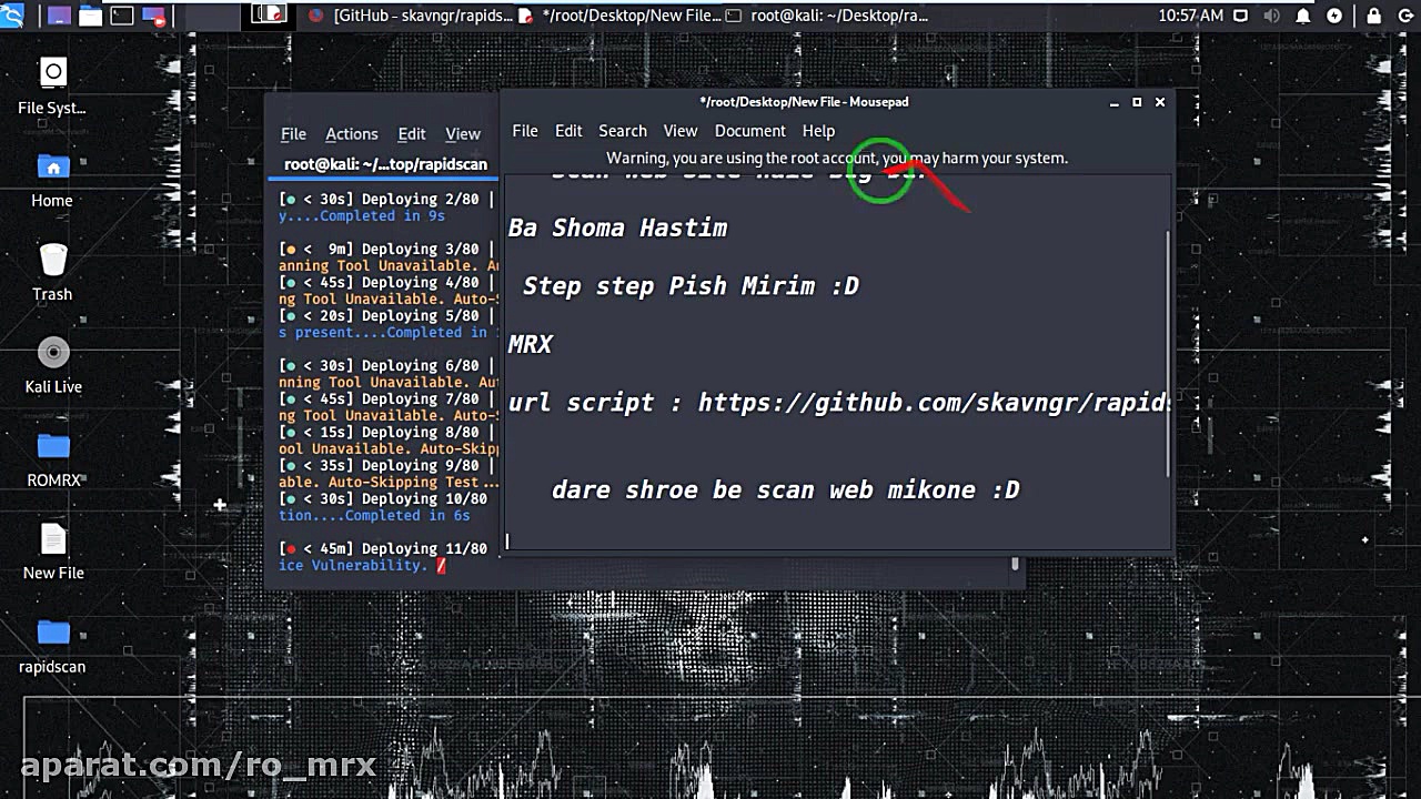 Scan Website Bug - Kali linux اونپاترو