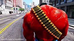 جنگ هالک مرد عنکبوتی با هالک