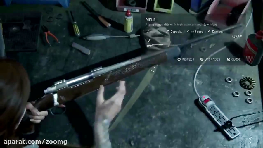 ویدیو شخصی سازی سلاح در بازی The Last of Us Part 2 - زومجی