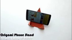 اوریگامی پایه نگهدارنده گوشی موبایل