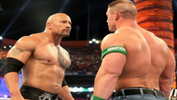 کشتی کج جان سینا و راک (دواین...