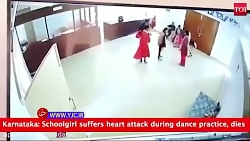 لحظه مرگ دختر دانش آموز در کلا...