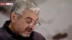 قرائت اشکبار وصیت نامه حاج قاس...