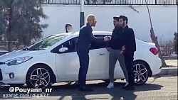 دوربین مخفی  دختر آهن پرست