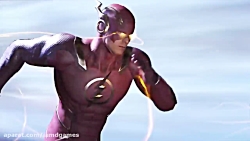 گیم پلی  (injustic 2 (flash vs ciborg