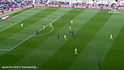 خلاصه بازی بارسلونا 2_1 ختافه