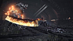 مبارزه The Giant با 49 تا Abyss Watcher در بازی Dark Souls 3