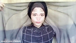 مدل بستن شال روسری سبک عربی