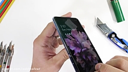 تست مقاومت گوشی Galaxy Z Flip...