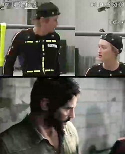 back scene the last of us part...