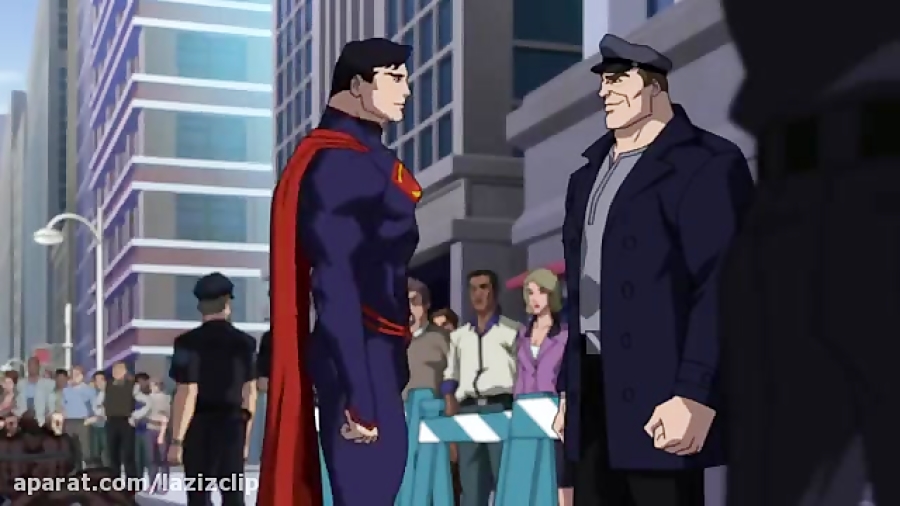 دوبله فارسی انیمیشن مرگ سوپرمن The Death of Superman 2018 زمان4855ثانیه