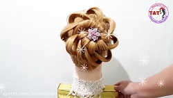 آموزش بافت مو بلند عروس