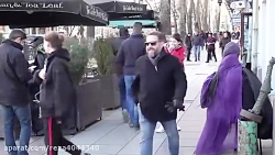 دوربین مخفی ترسناک خارجی خیلی...