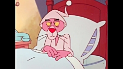 کارتون جذاب پلنگ صورتی