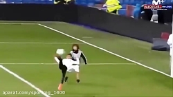 وقتی پسر رونالدو پا جای پای پد...