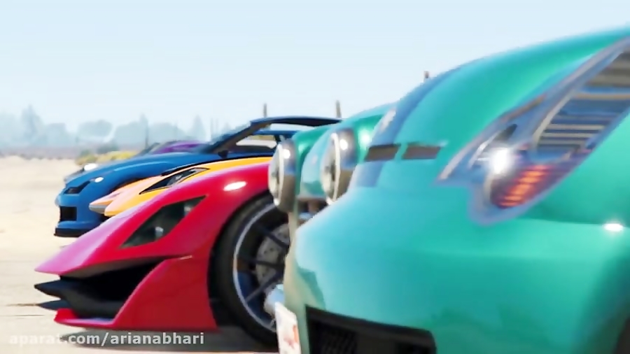 مسابقه خودروی های قدیمی و جدید در GTA 5