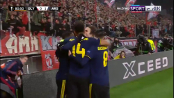 خلاصه بازی المپیاکوس 0-1 آرسنا...