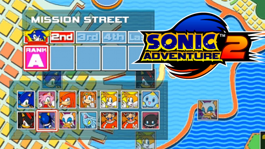 sonic adventure character select
