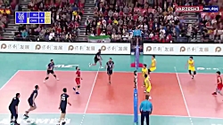 خلاصه والیبال ایران 3 چین 0 (ا...