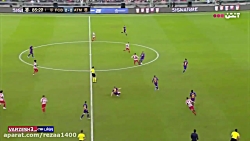 گل سوم اتلتیکو مادرید به بارسل...