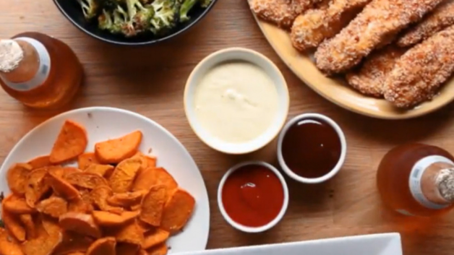 آشپزی سالم - مرغ سوخاری و سبزیجات - کلینیک لاغری سیبیتا