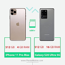 مقایسه گوشی آیفون 11 پرو مکس ب...