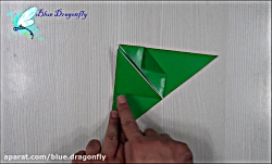 کاردستی قورباغه کاغذی آموزش او...