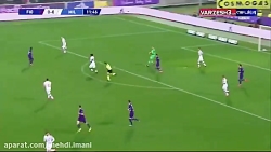 خلاصه بازی فیورنتینا  آث میلان...