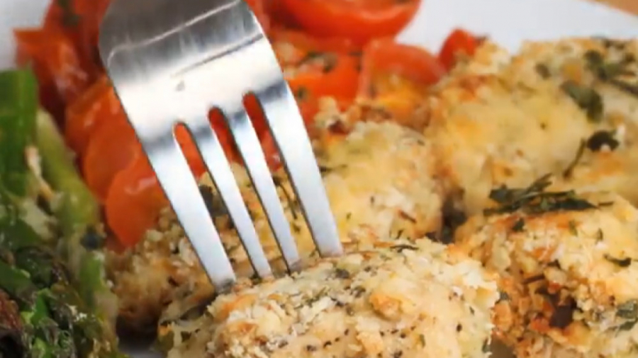 آشپزی سالم - مرغ لیمویی با پنیر پارمزان - کلینیک لاغری سیبیتا