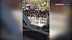 تجمع اعتراضی هواداران سپاهان م...