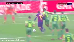 خلاصه بازی بارسلونا ۵  ایبار ۰...