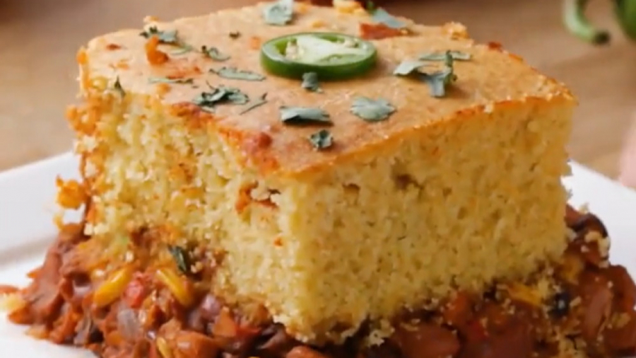 آشپزی سالم - بشقاب سبزیجات و کیک ذرت - کلینیک لاغری سیبیتا