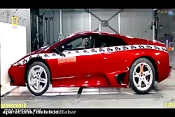 تست تصادف : لامبورگینی با تنها...