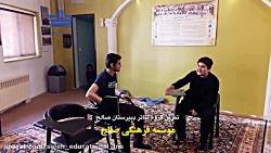 تمرین گروه تئاتر دبیرستان صالح