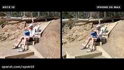 مقایسه دوربین ایفون xs max در...