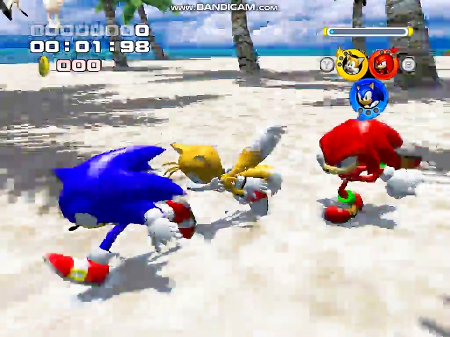 گیمپلی مرحله اول بازی Sonic Heroes