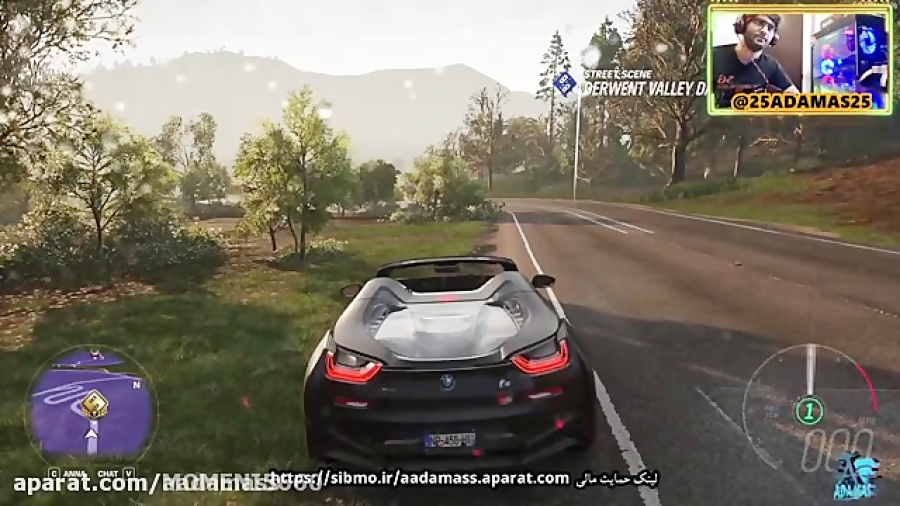 گیم پلی بازی (Forza Horizon 4) با ماشین زیبا و خفن (BMW i8) توسط ADAMAS
