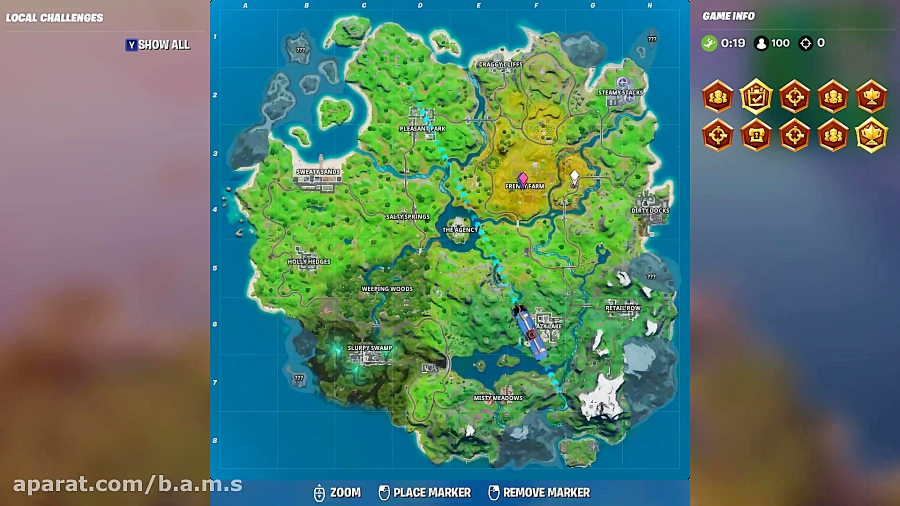 موز های فصل 2 فورتنایت