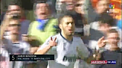 5 گل برتر بنزما در الکلاسیکو ا...