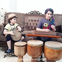 نوازندگی خواهر برادر کوچولو