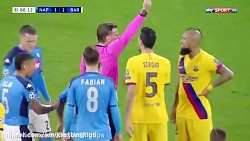 خلاصه بازی بارسلونا 1 - ناپولی...