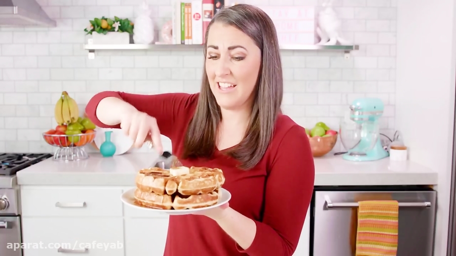 طرز تهیه وافل در خانه
