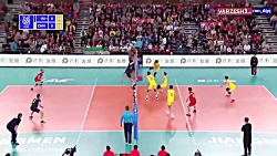خلاصه والیبال ایران 3 چین 0 (ا...