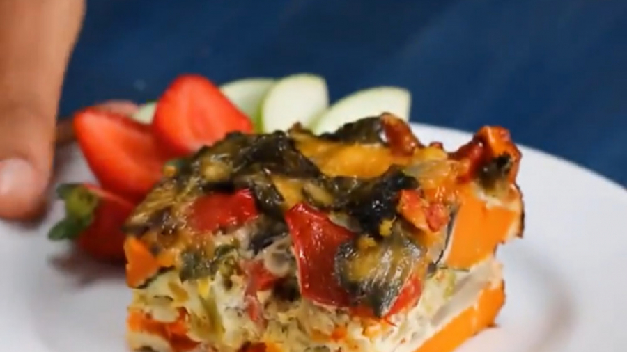 آشپزی سالم - املت سبزیجات - کلینیک لاغری سیبیتا