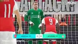 گیم پلی پنالتی آرسنال و لیورپو...