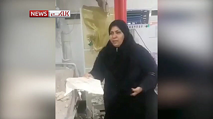 ریزش سقف CCU بر سر بیمار در شهرستان زهک!1164 آکنه
