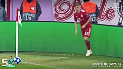 15 هافبک برتر مستطیل سبز فوتبا...