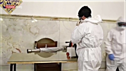 ضدعفونی مستمر بخش های مختلف حر...